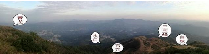 测入首龙、水口、天门、地户、峰砂的方法
